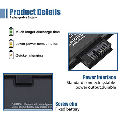61 01AV423 T470 T480 Laptop Battery Replacement for Lenovo ThinkPad A475 T570 T580 P51S P52S TP25 Battery 4X50M08810 01AV422 01AV424 01AV452 SB10K97579 SB10K97580 11.4V 24Wh 2100mAh - size: 8.2*2.55*0.4 inch 01AV423