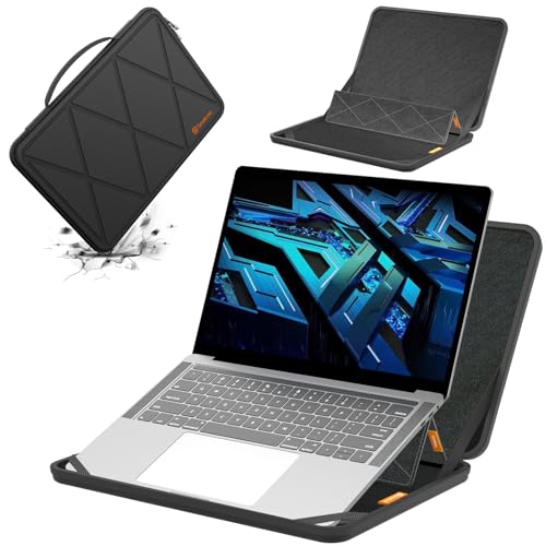 Smatree MS56 Hard Case with Stand for 14 inch ASUS Vivobook 14X OLED K3405 | Compatible for 14 inch ASUS Vivobook 14X OLED K3405, Acer Swift 14 AI Copilot+ PC, Acer Predator Triton 14 - color: MS - Black, size: For 14 inch Vivobook 14X (MS56)