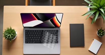 Se7enline Compatible with MacBook Keyboard Cover Skin for Mac Neo & Air 13/15 & Pro 14/16 inch (M5 M4 M3 M2 M1 A18 Pro) 2026/2025/2024/2023/2022/2021 Ultra Thin TPU Backlight Dustproof,Clear - color: Clear(TPU)