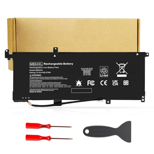 MB04XL Battery Replacement for HP Envy X360 M6-AQ000 M6-AQ105DX M6-AQ003DX M6-AQ103DX M6-AR004DX M6-AQ105DX 15-AQ273CL 15-AQ100NX 15-AQ267CL 15-AQ015NR 15-AQ173CL 15T-AQ100 15T-AQ200 844204-850 - size: Mb04xl 12.1 4.7 1.3 in