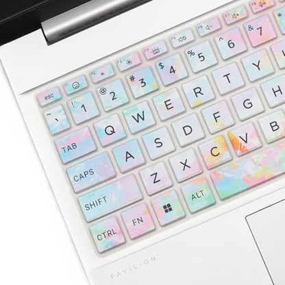 Keyboard Cover for HP Laptop 15-fc 15-fd 15.6" Series 15z-fc000 15t-fd000 15t-fd100 15-fd0023dx 15-fd0005dx 15-fc0025dx 15-fc0245dx fd0883nr fd0083wm fd0127dx fd0182wm 15-fc0093dx fc0041wm - color: Dazzle