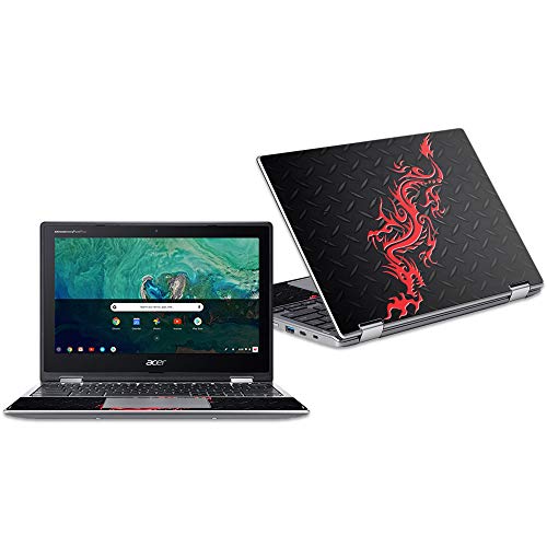 MightySkins Skin Compatible with Acer Chromebook Spin 11" CP311 - Red Dragon | Protective, Durable, and Unique Vinyl Decal wrap Cover | Easy to Apply, Remove, and Change Styles | Made in The USA - color: Red Dragon
