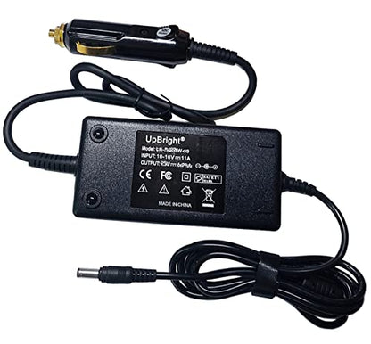 UpBright Car 19V DC Adapter Compatible with Getac S410 S 410 G2 G3 S410G2 S410G3 i5-8350U i7 8565U Semi-Rugged Notebook Laptop PC 19VDC 3.42A 65W Auto Vehicle RV Power Supply Cord Battery Charger PSU