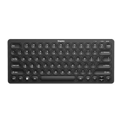 STAPLES TECH Mini Slim Wireless Keyboard, Black - style: Mini