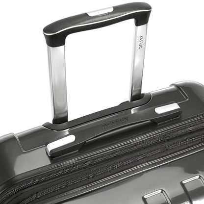 DELSEY PARIS Helium Aero Hardside Expandable Luggage with Spinner Wheels, Titanium, 3-Piece Set (21/24/28) - color: Titanium, size: 3-Piece Set (21/24/28)