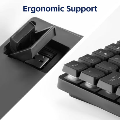 CHONCHOW Wireless Keyboard, Rechargeable Mini Quiet Keyboard, Thin Tenkeyless Design, 87 Key RGB Backlit, Small Compact Keyboard, Light Up Mechanical Feel Keyboard for Xbox PS4 PS5 PC Laptop Gamer