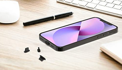 20X Anti Dust Plugs for iPhone 14, 14 Pro Max, 13, 13 Pro Max, 12, 12 Pro Max, 11, 11 Pro, X, XS, XR, 8, 7, iPhone Lightning Charging Port Dust Cover with Cleaning Brush, iPhone Silicone Dust Plugs - size: For iPhone(2 in 1)