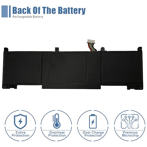 RH03XL Laptop Battery Replacement for ProBook 430 440 445 450 630 640 650 G8 ZHAN 66 Pro 14 G4 Series HSTNN-OB1T HSTNN-DB0B M01524-2B1 M01524-AC1 11.4V 45Wh 3790mAh 3-Cell - size: 10.00*3.03*0.26 inch RH03XL