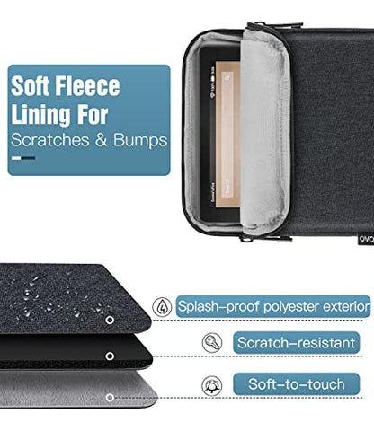 TiMOVO 7-8 Inch Tablet Sleeve Case, Space Gray | Fit iPad mini 7 (A17 Pro, 2024) / mini 6 (8.3", 2021) / 5/4/3/2/1, Protective Carrying Pouch Bag Cover - color: Space Gray, size: 7-8 Inch
