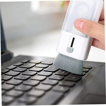 NUOBESTY 2sets Electronic Cleaning Tools Kit Cleaning Brush Pen Wiper Key Cap Buckle Spray Bottle for Headphones Keyboards Laptops and Phones