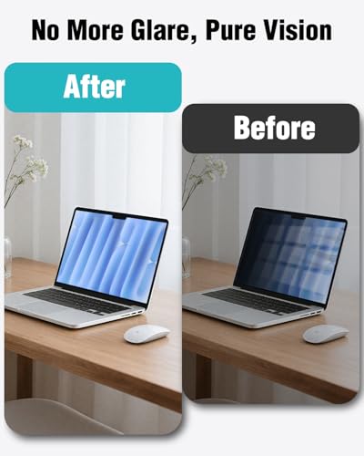 F FORITO Magnetic Anti Blue Light Screen Protector Compatible with MacBook Pro 13 inch (2016-2022, M1 M2), Bubble-Free Install, Removable & Reusable Anti Glare Matte Laptop Screen Shield - size: for MacBook Pro 13"(2016-2022, M1 M2)