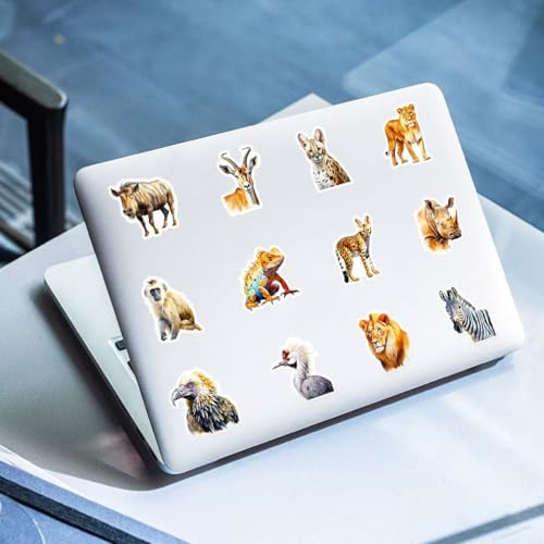 200 Pcs Cute Animal Stickers Bulk for Kids,Girls,Boys,Teens Adults.Waterproof Vinyl Kawaii Sticker Pack for Water Bottle Laptop, Phone.Teacher Reward Kids Stickers in Wild/Farm/Dinosaurs/Fish - color: Wild+farm+dinosaurs+fish