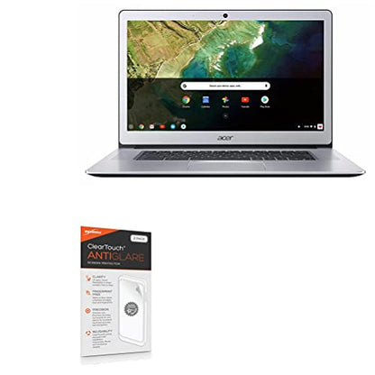BoxWave Screen Protector Compatible with Acer Chromebook 15 (CB515) (15.6 in) - ClearTouch Anti-Glare (2-Pack), Anti-Fingerprint Matte Film Skin - color: Anti-Glare