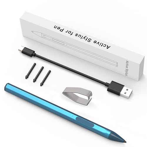 ASUS Stylus Pen for Transformer/Zenbook/Vivobook Flip/Notebook Touchscreen Laptop Tablet - Rechargeable, 4096 Pressure Sensitivity, Microsoft MPP Protocol, Blue - color: Blue, size: for ASUS