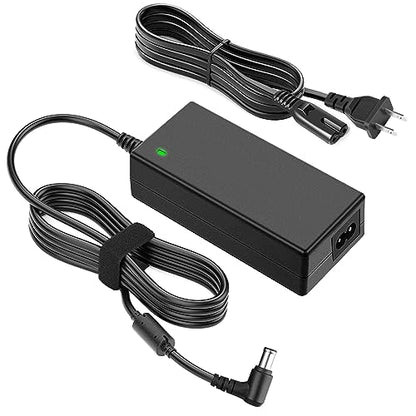 DC 19V Compatible for LG Monitor Power Cord UL Certificates, Replacement for 19Volt LG TV Power Supply 34" 32" 29" 27" 24" 23" 22" 20" 19" LED LCD Widescreen Ultrawide HDTV HD TV AC Power Adapter.