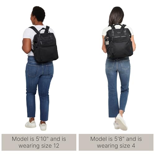 Baggallini Soho Backpack - Travel Laptop Backpack for Women - Lightweight Water-Resistant Luggage Bag, Mulberry - color: Mulberry