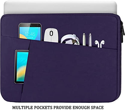 Laptop Case Bag 15.6 inch, Shockproof Protective Computer Carrying Cover with Front Pocket, Briefcase Handbags Laptop Sleeve for 15.6 inch HP, Dell, Acer, Asus, Notebook, Purple - color: Purple, size: 15.6 inch