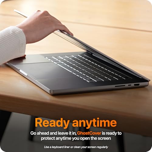 GhostCover Original Premium Ultra Thin Keyboard Cover Protector, Compatible with 2026 MacBook Neo 13" A3404 (Touch ID), US ANSI Layout, Clear