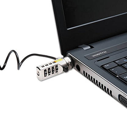 Kensington Portable Laptop Combination Cable Lock - Letter Combination Lock (K64684US), Wordlock - color: Wordlock