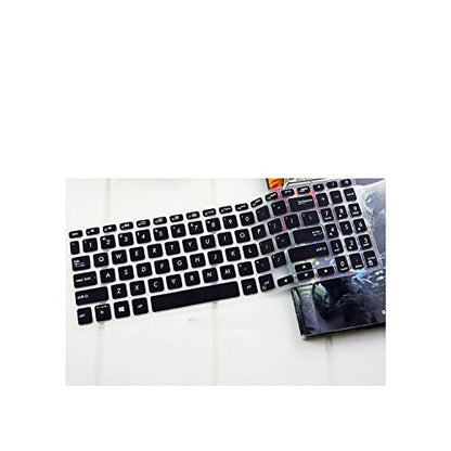 15.6 Inch Keyboard Cover Skin Compatible for Asus VivoBook 15 X512FL X512UF X512UA X512FA X512da X512UB F512 F512U F512DA X512 Y5000U,Black - color: Black