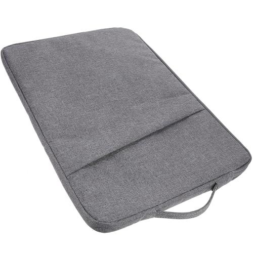 Levemolo Sturdy 15.6 Inch Laptop Bag and Tablet Sleeve with Shockproof Polyester Protection for Travel and Office Use, Dark Gray Computer Carrying Case