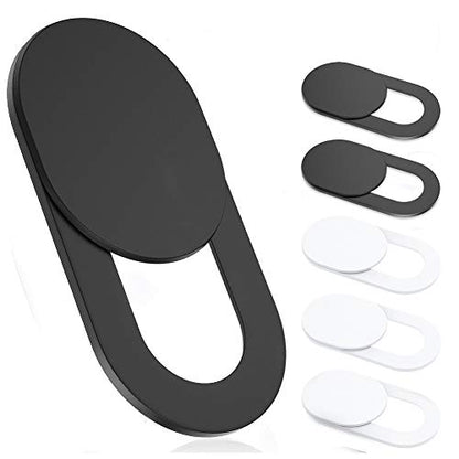 Webcam Cover Slide,[6 Pack] Ultra-Thin Laptop Web Camera Cover Compatible with Camera for MacBook,Laptop,PC,Computer,iMac,iPad, iPhone. 0.022in Thick Web Blocker Protect Your Privacy and Security - color: 3Pack White 3Pack Black