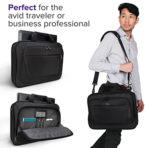 Targus CityLite Laptop Briefcase Shoulder Messenger Bag for 15.6-Inch Laptop, Black (TBT053US) - size: 15.6 inch