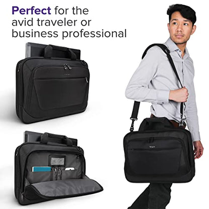 Targus CityLite Laptop Briefcase Shoulder Messenger Bag for 15.6-Inch Laptop, Black (TBT053US) - size: 15.6 inch