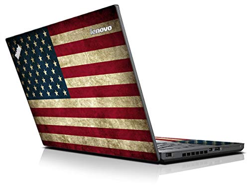 LidStyles Vinyl Protection Skin Kit Decal Sticker Compatible with Lenovo Thinkpad T440p (American Flag) - color: American Flag