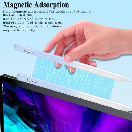 Stylus Pen for Android Tablet,Tablet Pencil for iOS/Android,Rechargeable Active Stylus Pen for iPhone/XiaoMi/Huawei/Vivo/Lenovo/Pixel and Other Android Smartphones and Tablets-Gradient Blue - color: Gradient Blue
