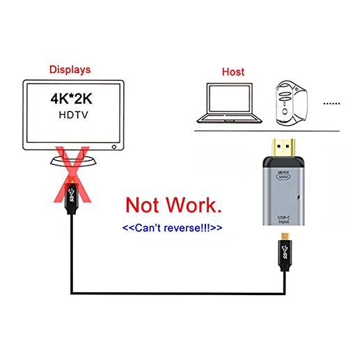 xiwai 100W 10Gbps Cable & USB-C Type C Female Source to HDMI Sink HDTV & PD Power Adapter 4K 60hz 1080p for Phone & Laptop - style: USB-C Type C to HDMI with cable