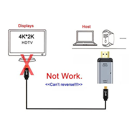 xiwai 100W 10Gbps Cable & USB-C Type C Female Source to HDMI Sink HDTV & PD Power Adapter 4K 60hz 1080p for Phone & Laptop - style: USB-C Type C to HDMI with cable