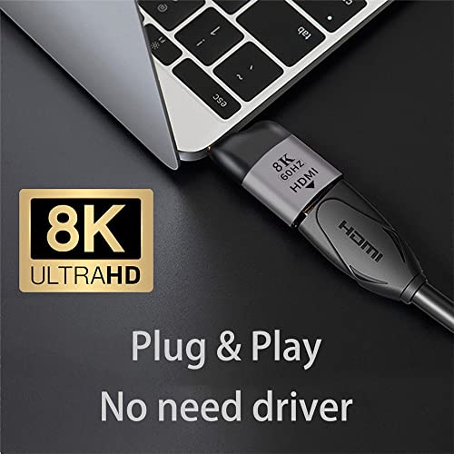 xiwai USB4 USB-C Type-C Source to Female HDMI 2.0 Display 8K 60HZ UHD 4K HDMI Male Monitor Adapter - style: USB-C Type-C Male to HDMI 2.0 Female 8K 60HZ