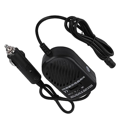 Universal 80W DC Car Charger, 15‑24V Power Supply Adapter Set, 8pcs DC Plug Heads, for Laptop Notebook