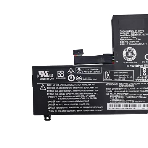 L15M3PB1 L15L3PB1 Laptop Battery Compatible with Lenovo Flex 11 Chromebook S330 C330 N22 N22-20 N23 N42 N42-20 300E Chromebook Series 5B10K88047 5B10K88048 5B10K88049 SB18C15129-11.1V 45Wh