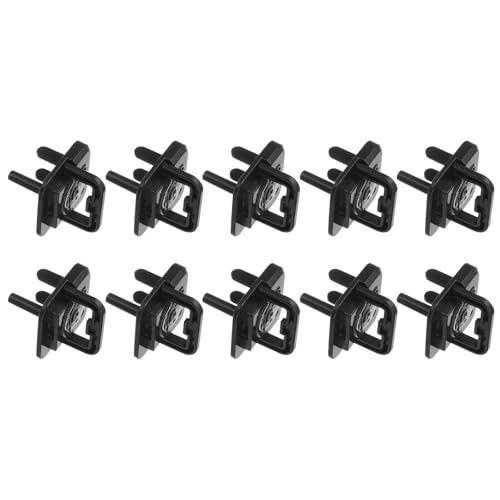 MECCANIXITY 10 Pack Outlet Covers Proofing, Plug Covers Easy Installation Electric Plug Protectors Safety Socket Cover Plugs Protector Black - color: Black