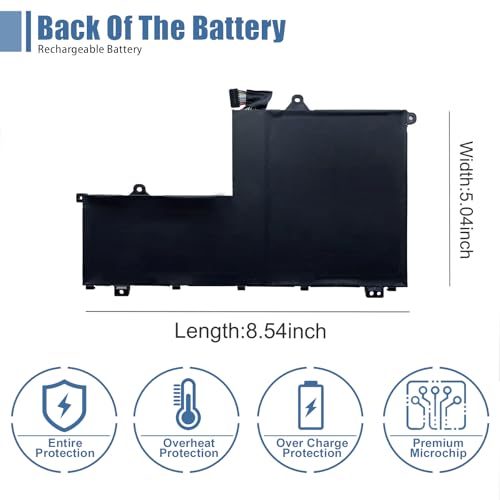 L19C3PF1 Laptop Battery Replacement for Lenovo ThinkBook 15-IML 15-IIL 14-IML 14-IIL Series 19M3PF2 L19D3PF2 L19L3PF1 L19D3PF1 L19M3PF1 L19M3PF9 L19C3PF9 L19L3PF8 11.52V 45Wh 3950mAh - size: 8.56*5.02*0.28 inch L19C3PF1