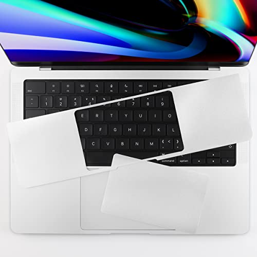 Batianda Metallic Trackpad Skin Cover Compatible with New MacBook Air 13.6 inch 2022 Model A2681 M1 Chip Palm Guard Rest with Touch Pad Protector, Silver - color: Silver