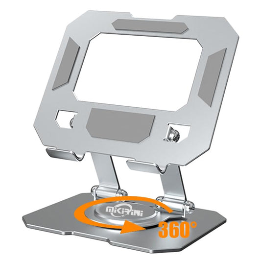 360° Rotating Tablet Desk Holder for All iPad/Tablets | Compatible with all iPad/Tablets - color: Silver