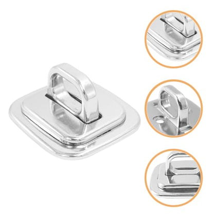 SUPVOX 2pcs Laptop Lock Anchor Fixed Base Security Plate Zinc Alloy Anti-Theft Solution Compatible with Notebook for Office and School Use