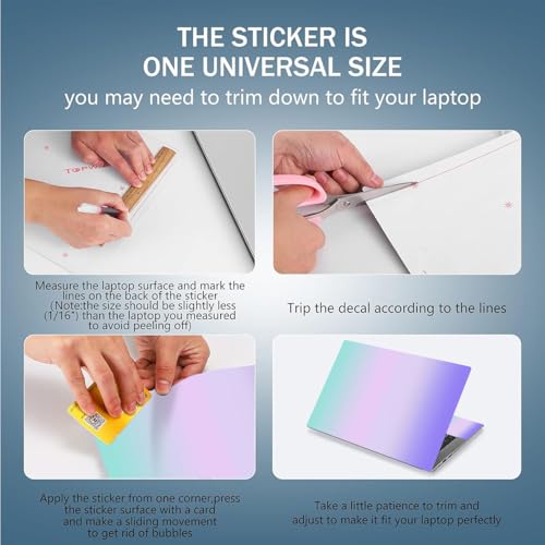 Laptop Notebook Skin Sticker Cover Decal, 12 13 13.3 14 15 15.4 15.6 inch Laptop Vinyl Skin Sticker Cover Art Protector Notebook PC (NEK-66) - color: NEK-66