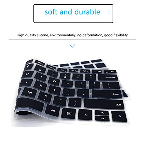Keyboard Cover for Microsoft Surface Book 3/Surface Book 2 13.5" 15", Surface Laptop 5/4 /3 13.5" 15", Surface Laptop Protective Cover Skin -Black - color: Black