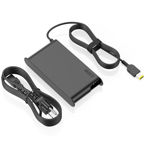 230W Laptop Charger Adapter Compatible with Lenovo Legion 5 7 5P C7 S7 Y540 Y545 Y740 Y730 Y900 Y910 Y920 Y7000 ThinkPad P1 P73-P70 P53-P51 - color: BLACK5