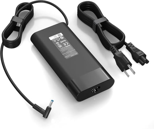 230W Laptop Charger for HP Omen 17 16 15,Victus by HP Gaming Laptop 16,ZBook Fury 16 G8 G9 G10 11.8A AC Power Supply Adapter - color: Greyish black