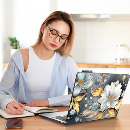Teryeefi Pattern Hard Case Compatible with MacBook Air 13 inch Case 2021-2018 M1 A2337 A2179 A1932 with Retina Display, Plastic Hard Shell + Keyboard Cover + Screen Protector, W-Modern Abstract Art - color: W-Modern Abstract Art