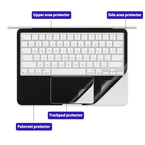 Palm Rest Cover for 2026 MacBook Neo with Trackpad Protector | Scratch-Resistant Vinyl Skin,MacBook Neo Accessories Skin Sticker,Residue-Free Sticker,Removable(Black) - color: Black