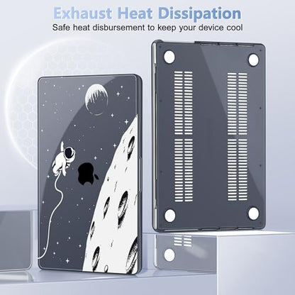 May Chen for 2026 MacBook Pro 14-inch M5 M4 M3 M2 M1 Pro/Max Chip, Release 2026 2025-2021, Model A3427 A3426 A3434 A3112 A3401 A3185, Plastic Hard Shell with Keyboard Cover, Astronaut Flight - color: Astronaut Flight
