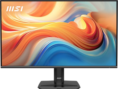 msi PRO MP272 E14C 27-inch IPS 1920 x 1080 (FHD) Office Monitor, 144Hz, Free-Synch, HDMI, USB C (15W Power Delivery), VESA Mountable, Tilt, Speaker, 4-Side Slim Bezel 1ms, Black - style: PRO MP272 E14C