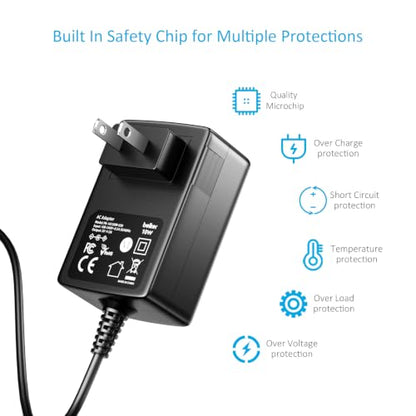 Belker 5V 2A 1.5A 1A USB C AC DC Adapter 10W Power Supply with 9 Tips | 5V Wall Charger Power Cord for Household Electronics TV Box Router Mini Fan LED Strip Speaker - size: 5V 2A