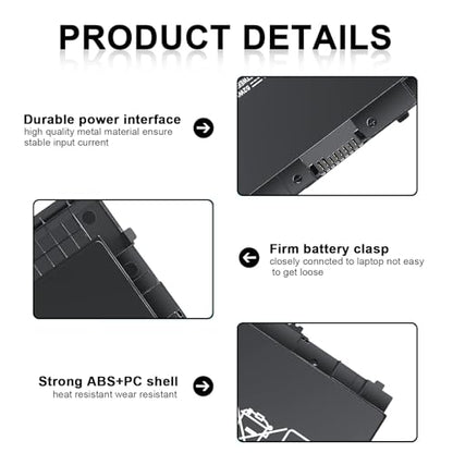 BT04XL Notebook Battery Compatible with HP EliteBook Folio 9470 9470M 9480 9480M Series Ultrabook Laptop fits BA06 BA06XL Battery Spare 687945-001 696621-001 H4Q47AA H4Q48AA BT04 - size: BT04XL